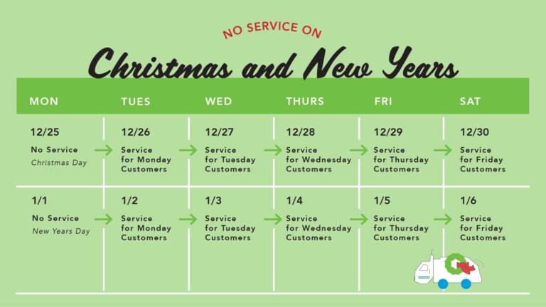 Holiday Service Announcement Image