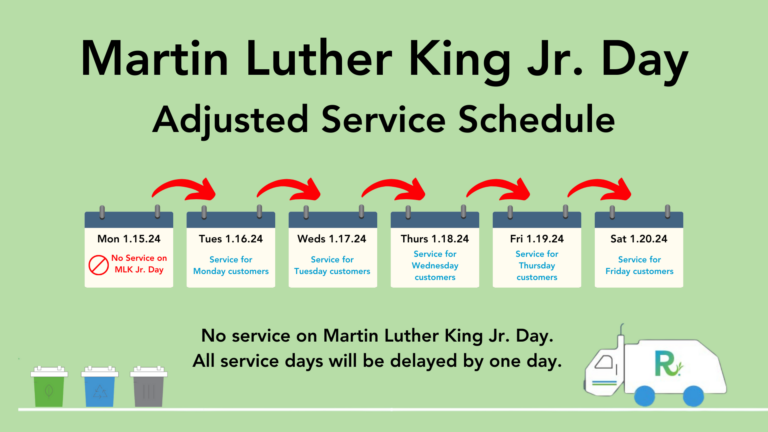 Martin Luther King Jr. Day Service Update Image