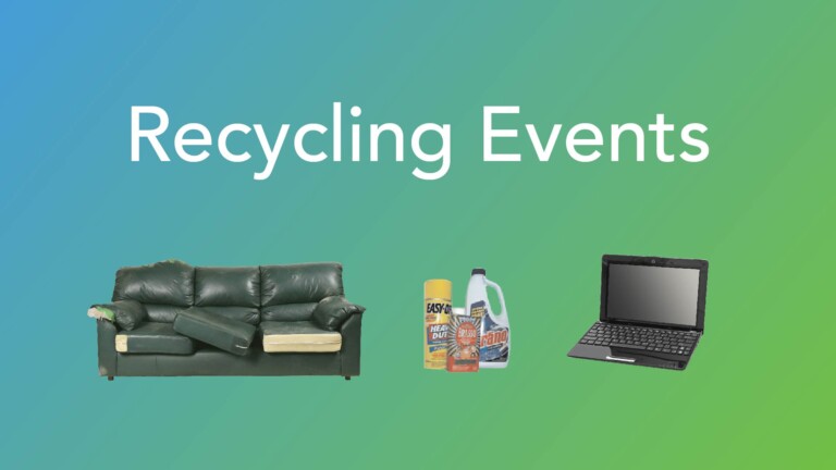 2024 Free Recycling Events Image