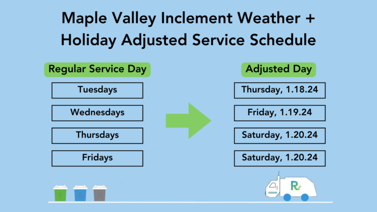 Maple Valley Service Update 1.17.24 Image