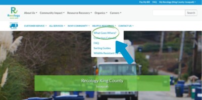 Check out our ‘What Goes Where’ sorting tool! Image