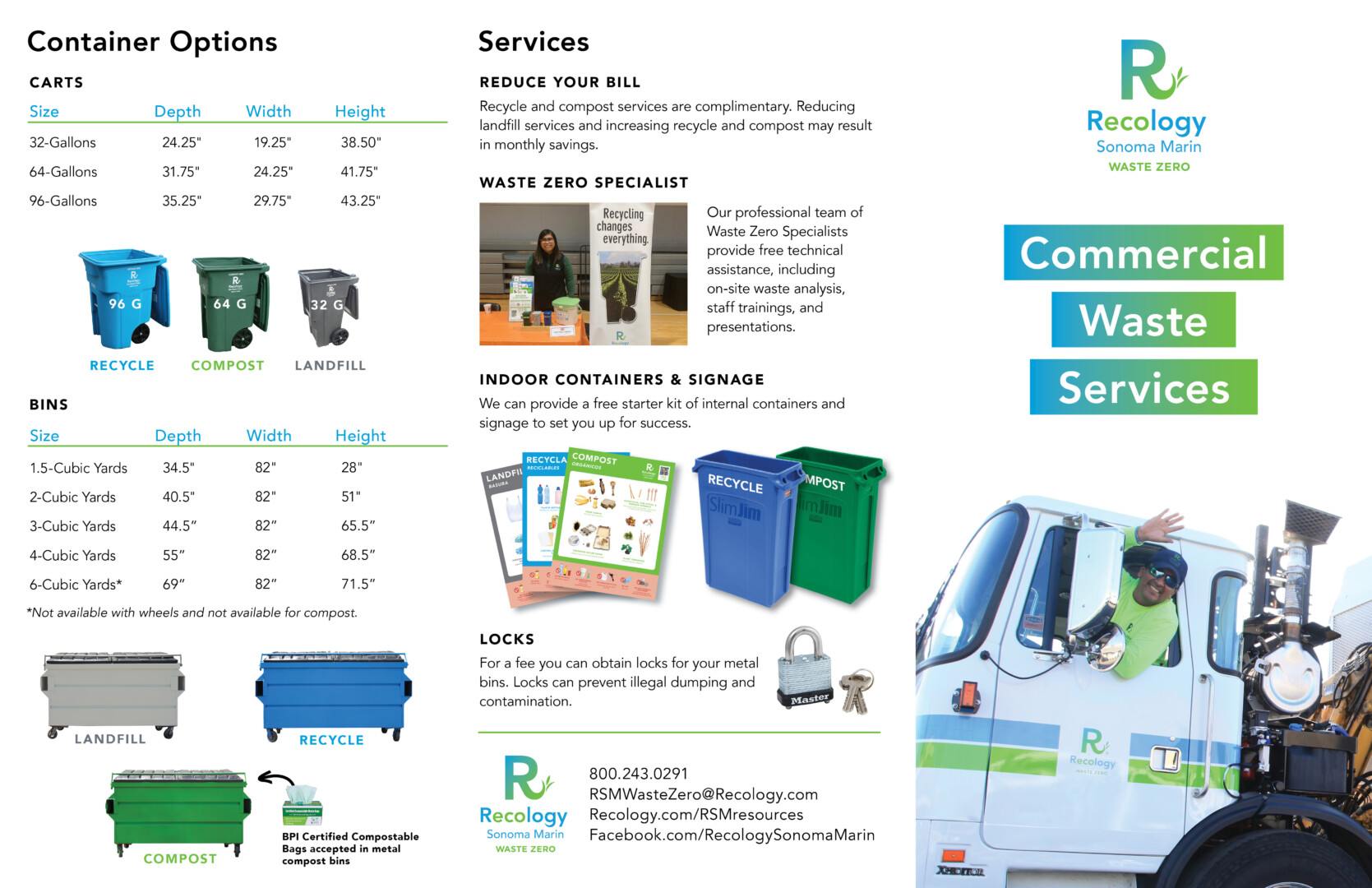 Compost, Recycle, & Trash Sorting Guides - Recology Sonoma Marin