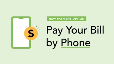 Pay Your Bill by Phone, 24/7 Access Image