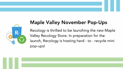 November Maple Valley Pop Up Events Image