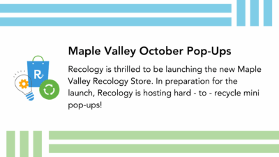 October Maple Valley Pop Up Events Image