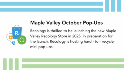 October Maple Valley Pop Up Events Image